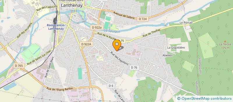 localisation de l'entreprise PUSKULLU  ROMORANTIN-LANTHENAY