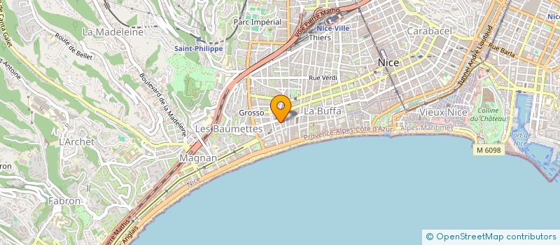 localisation de l'entreprise PUSSY CAT à NICE