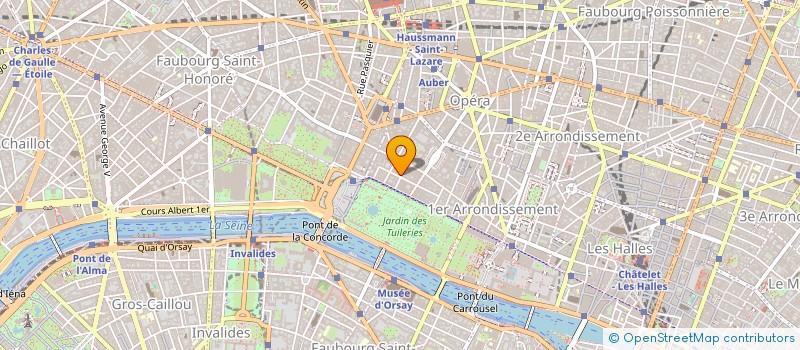 localisation de l'entreprise PUST FOURRURES à PARIS