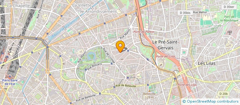 localisation de l'entreprise PUSTETTO SARL  PARIS