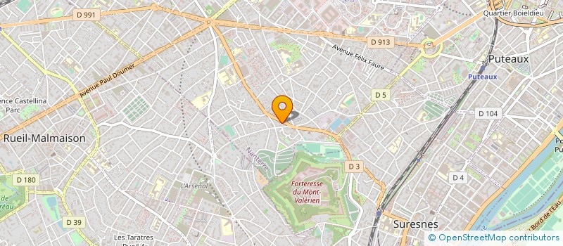 localisation de l'entreprise PUTEAUX AFFUTAGE à NANTERRE