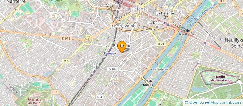 localisation de l'entreprise PUTEAUX BERGERES  PUTEAUX