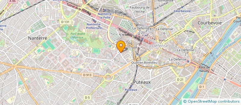 localisation de l'entreprise PUTEAUX FUTSAL  PUTEAUX