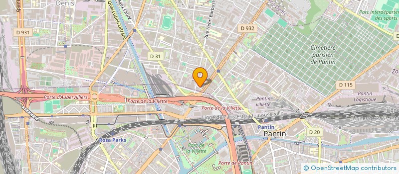 localisation de l'entreprise PUTNIK  AUBERVILLIERS