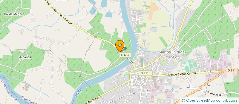 localisation de l'entreprise PUTTI  SAINTE LIVRADE SUR LOT