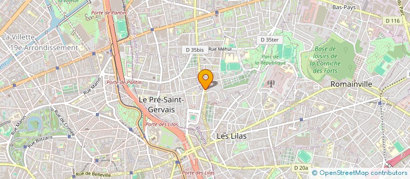 localisation de l'entreprise PUVANAMS à PANTIN