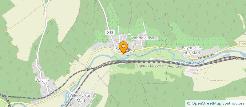 localisation de l'entreprise PUX DB  ONVILLE