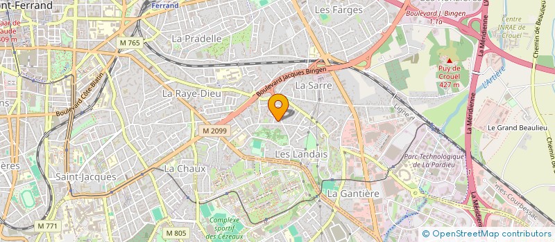 localisation de l'entreprise PUY CONFIT  CLERMONT-FERRAND