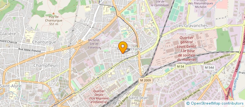 localisation de l'entreprise PUY D'ASIE  CLERMONT-FERRAND