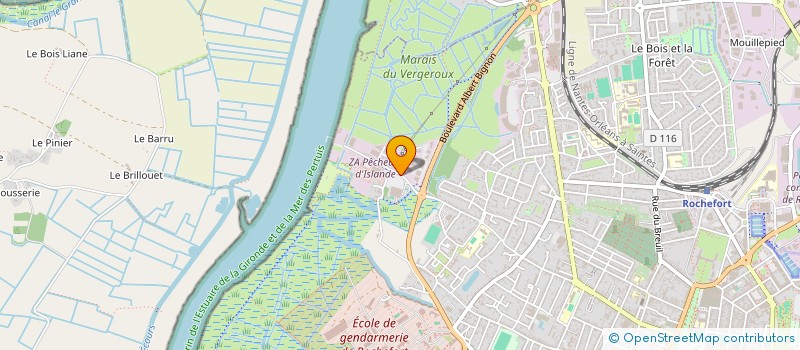 localisation de l'entreprise PUY FONTAINE  ROCHEFORT