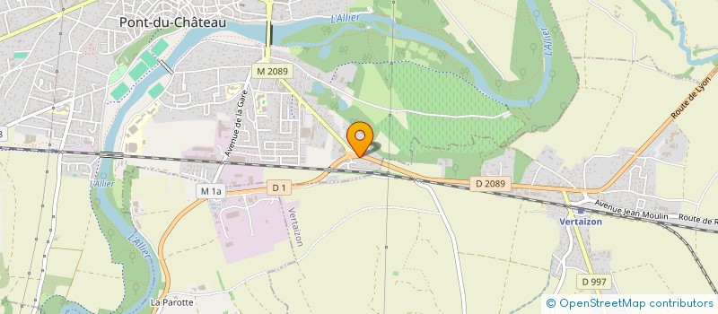 localisation de l'entreprise PUYCOLIS  PONT-DU-CHATEAU