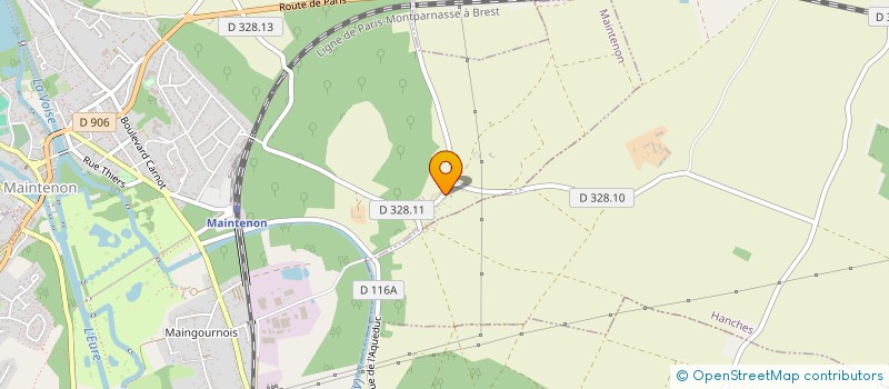 localisation de l'entreprise PUYFAUCHER SARLANDIE à MAINTENON