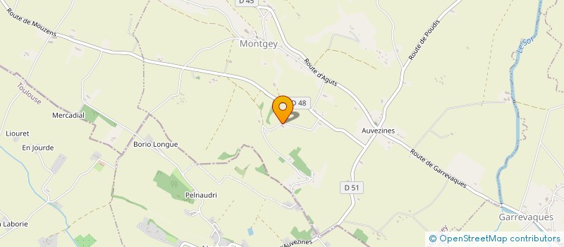 localisation de l'entreprise PUYL'EAU LAV  MONTGEY