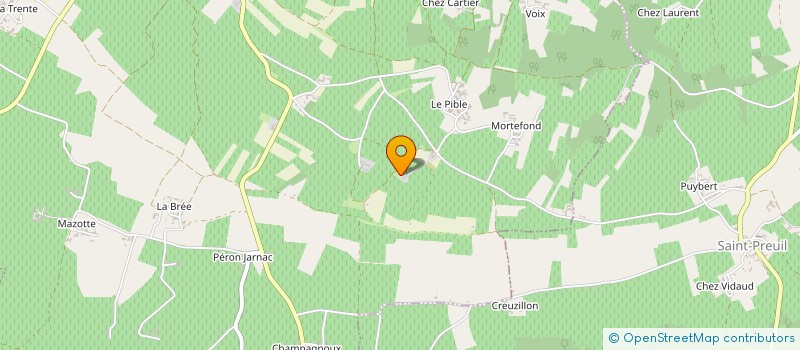 localisation de l'entreprise PUYMERLE à SEGONZAC