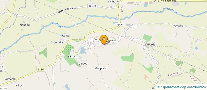localisation de l'entreprise PUYMIROL PAYS D ACCUEIL  PUYMIROL