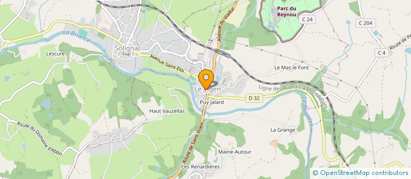 localisation de l'entreprise PUYMOOR  ISLE