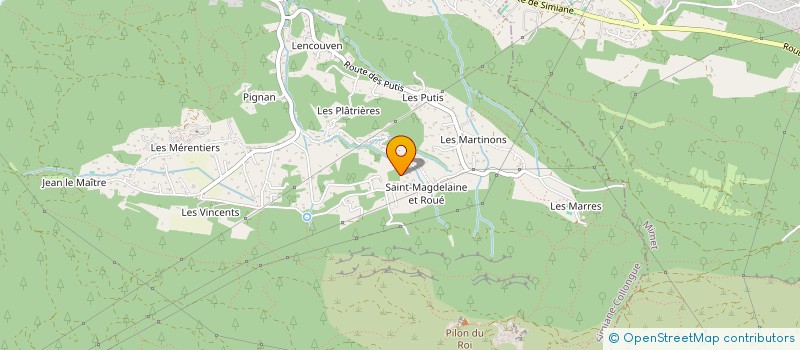 localisation de l'entreprise PUYRICHARD  SIMIANE-COLLONGUE