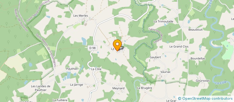 localisation de l'entreprise PUYRIGAUD à ST MARTIN DE FRESSENGEAS