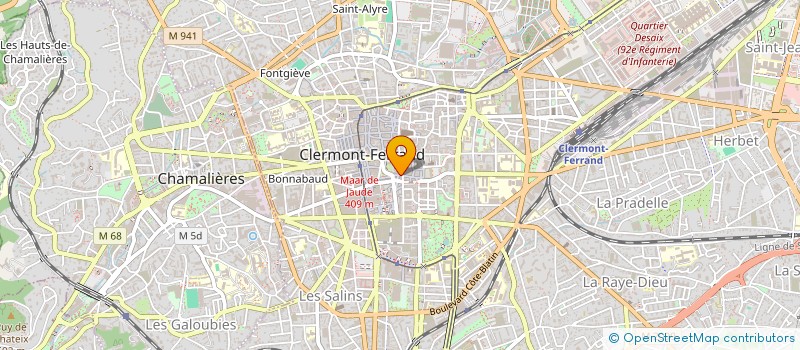 localisation de l'entreprise PUYS D'ENERGIES  CLERMONT-FERRAND