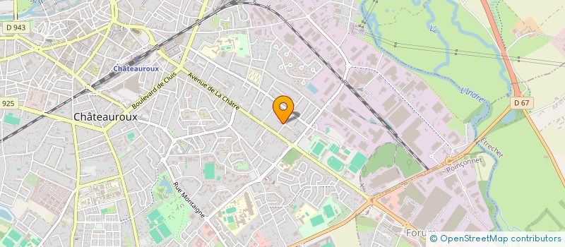 localisation de l'entreprise PUYSEGUR à CHATEAUROUX