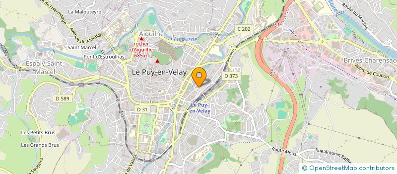 localisation de l'entreprise PUYVELAY à LE PUY-EN-VELAY