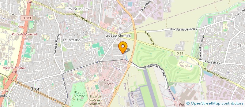 localisation de l'entreprise PUZIN CONSEILS ET RENOVATION à BRON