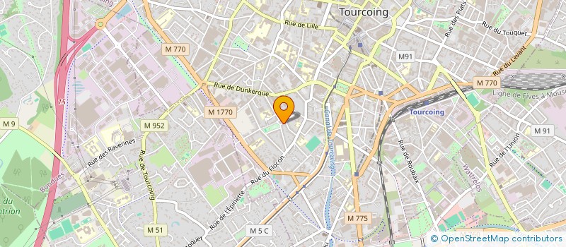 localisation de l'entreprise PUZZL  TOURCOING