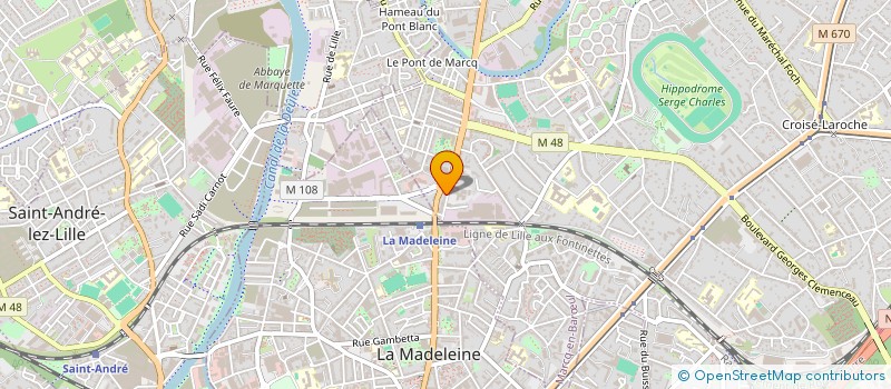 localisation de l'entreprise PUZZLE à MARCQ-EN-BARŒUL