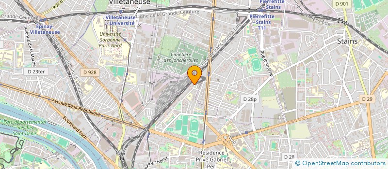localisation de l'entreprise PUZZLE ARCHITECTE  SAINT-DENIS