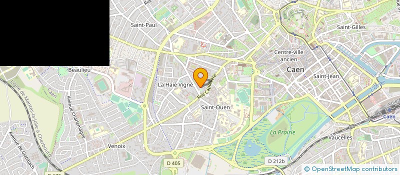 localisation de l'entreprise PUZZLE DIFFUSION à CAEN