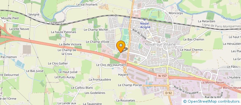 localisation de l'entreprise PUZZLE NOYAL à NOYAL-SUR-VILAINE