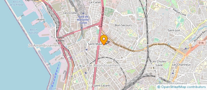 localisation de l'entreprise PUZZLEE - 4933 à MARSEILLE