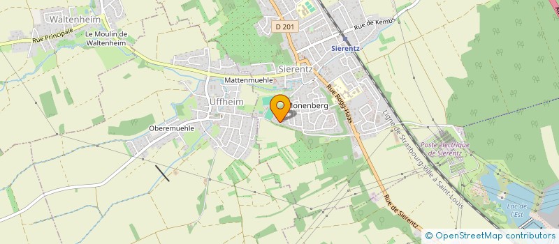 localisation de l'entreprise PUZZLONS  SIERENTZ