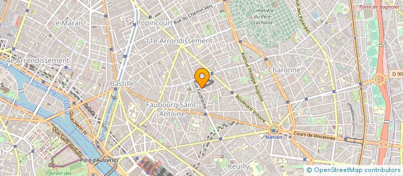 localisation de l'entreprise PUZZUP à PARIS