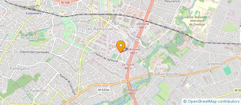localisation de l'entreprise PV CAPITAL à COLOMIERS
