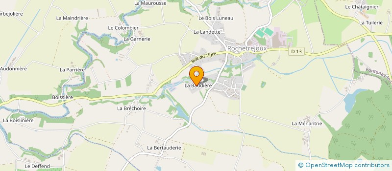 localisation de l'entreprise PV CHATAIGNER  ROCHETREJOUX