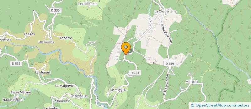 localisation de l'entreprise PV CONSEIL  AILHON