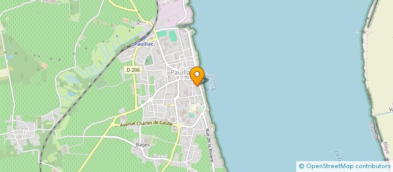 localisation de l'entreprise PV CREON  PAUILLAC