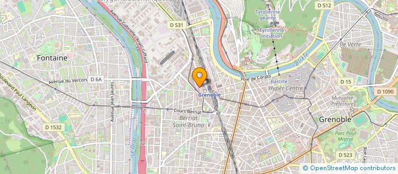 localisation de l'entreprise PV DRAC  GRENOBLE