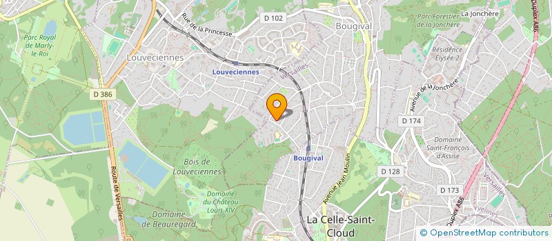 localisation de l'entreprise PV ET GAP 2  BOUGIVAL