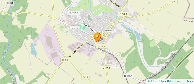 localisation de l'entreprise PV LOCATION à AUNEAU-BLEURY-SAINT-SYMPHORIEN