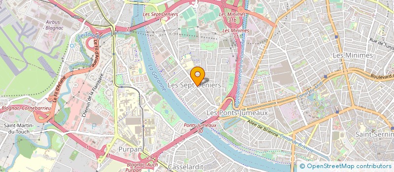 localisation de l'entreprise PV NET à TOULOUSE