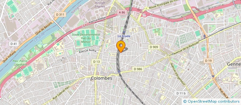 localisation de l'entreprise PV NEUILLY à COLOMBES