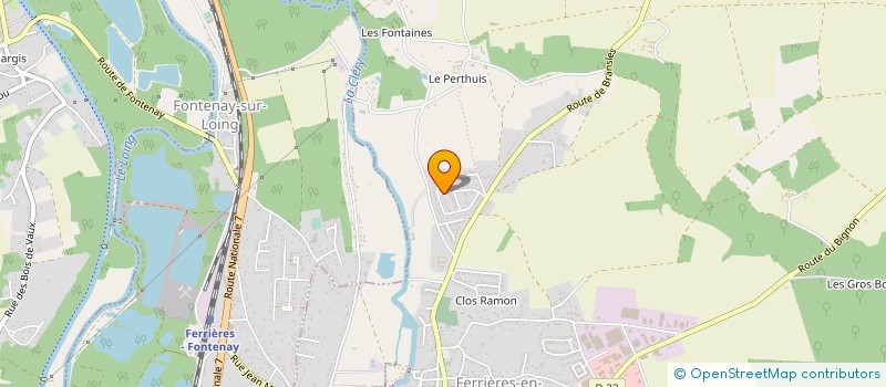 localisation de l'entreprise PV PEINTURE à LA SELLE-SUR-LE-BIED