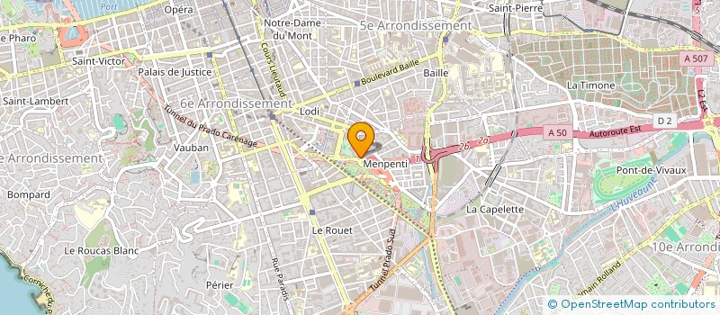 localisation de l'entreprise PV PERFORMANCE  MARSEILLE