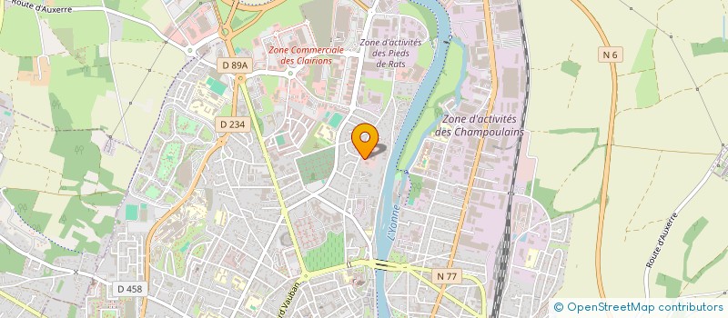 localisation de l'entreprise PV PROTECT à AUXERRE