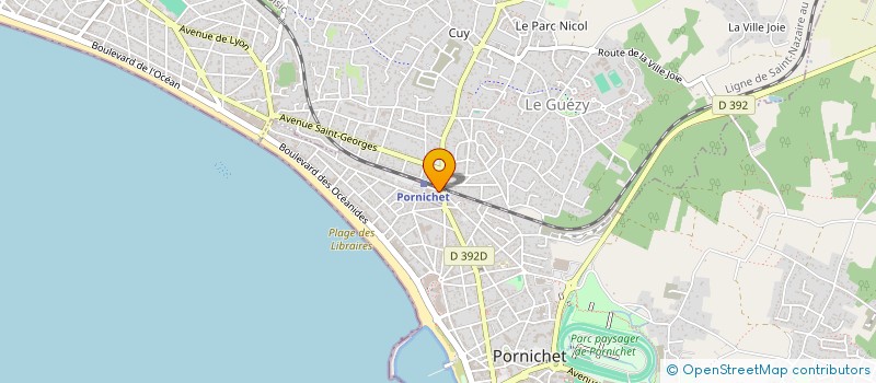 localisation de l'entreprise PV PUES à PORNICHET