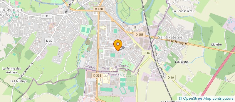 localisation de l'entreprise PV SYSTEM FR à ALENCON