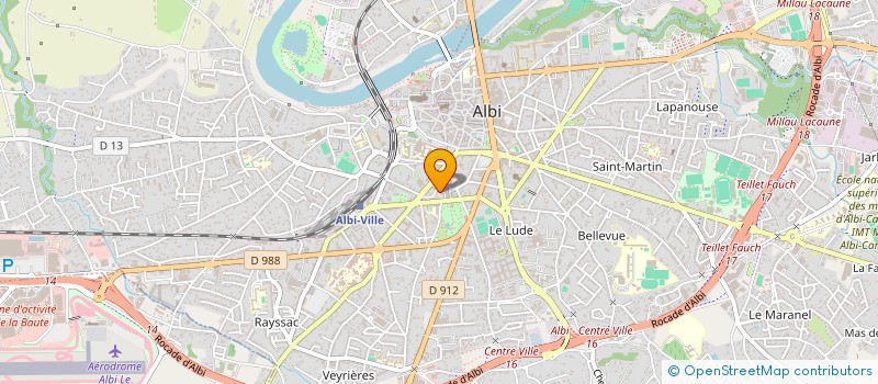 localisation de l'entreprise PV SYSTEMS à ALBI
