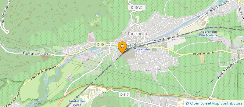 localisation de l'entreprise PV & VE  TURCKHEIM